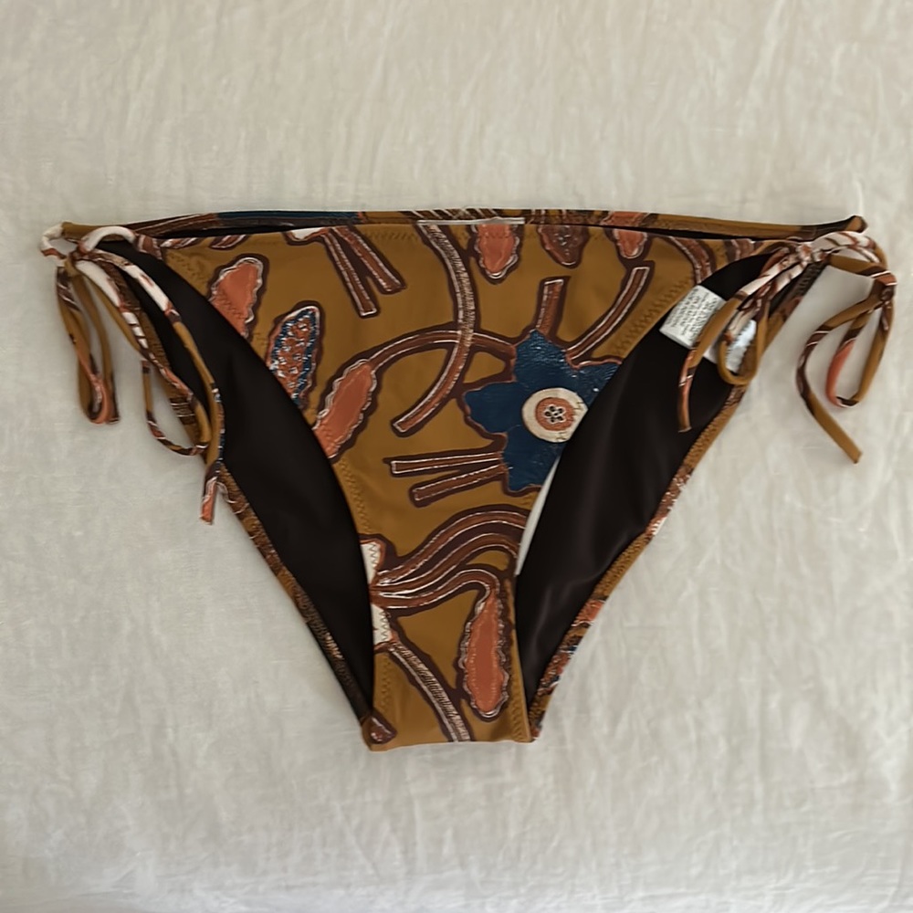 $125 ULLA JOHNSON Maria Floral Tie Bikini Bottom